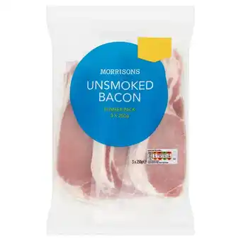 Morrisons Morrisons unsmoked bacon offer