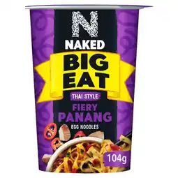 Morrisons Naked noodle the big one thai fiery chicken panang offer