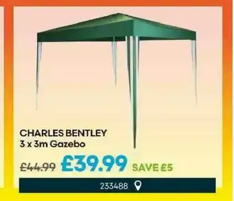 Robert Dyas Charles Benyley 3 X 3m Gazebo offer