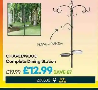 Robert Dyas Chapelwood Complete Dining Station offer