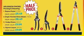 Robert Dyas Wilkinson Sword Pruning & Shearing offer