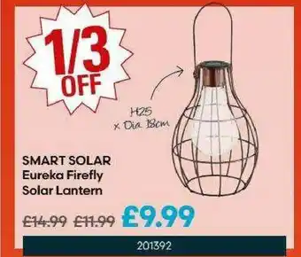 Robert Dyas Smart Solar Eureka Firefly Solar Lantern offer