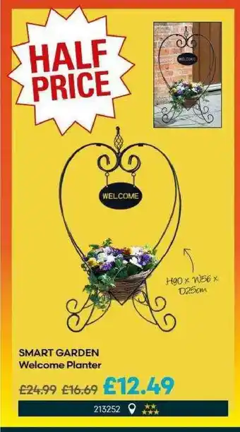 Robert Dyas Smart Garden Welcome Planter offer