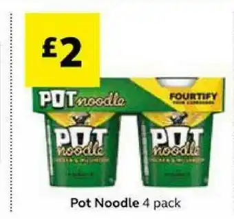 SuperValu Pot Noodle offer