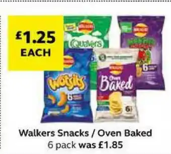 SuperValu Walkers Snacks - Oven Baked 6 Pack offer