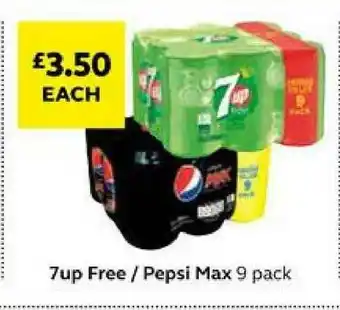 SuperValu 7up Free - Pepsi Max 9 Pack offer