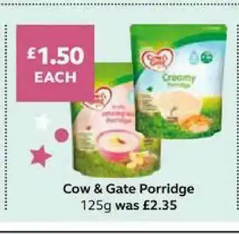 SuperValu Cow & Gate Porridge 125g offer