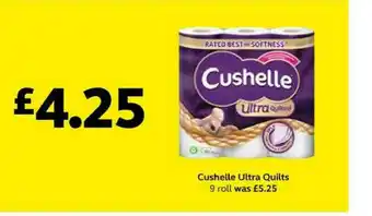 SuperValu Cushelle Ultra Quilts 9 Roll offer