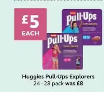 SuperValu Huggies Pull-Ups Explorers 24 - 28 Pack offer