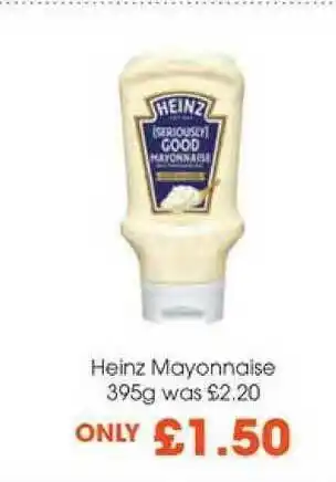Centra Heinz Mayonnaise 395g offer