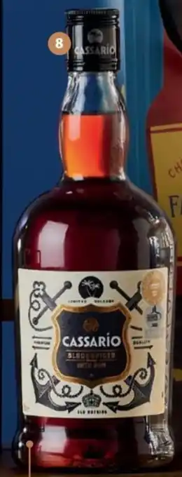 Aldi 8. Cassarío Black Spiced Rum 70cl offer
