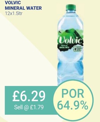 Bestway VOLVIC MINERAL WATER 12x1.5ltr offer