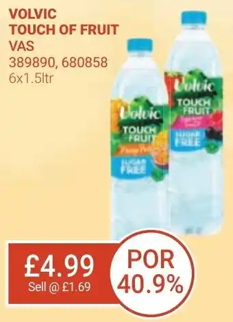 Bestway VOLVIC TOUCH OF FRUIT VAS 6x1.5ltr offer