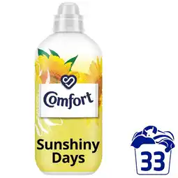 Morrisons Comfort fabric conditioner sunshiny days 33 washes offer