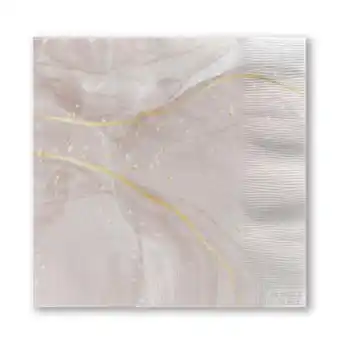 Morrisons Nutmeg home neutral marble napkins offer