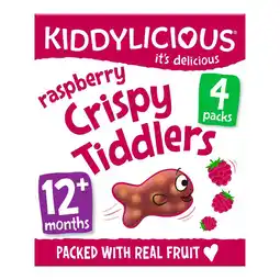 Morrisons Kiddylicious raspberry crispy tiddlers offer