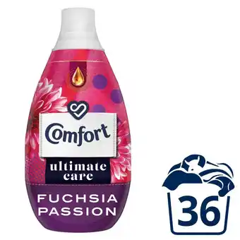 Morrisons Comfort ultimate care fuchsia passion fabric conditioner 36 washes offer