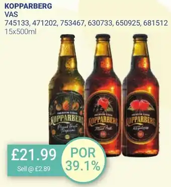Bestway KOPPARBERG VAS 15x500ml offer