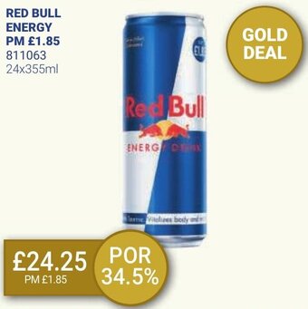 Bestway RED BULL ENERGY PM 24x355ml offer