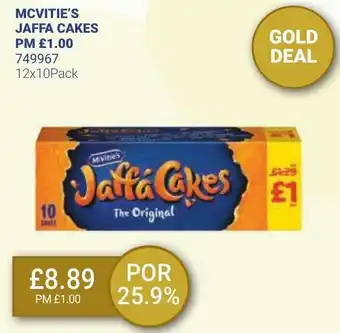 Bestway MCVITIE'S JAFFA CAKES PM 12X10 PACK offer