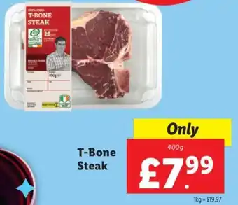 Lidl T-Bone Steak 400g offer
