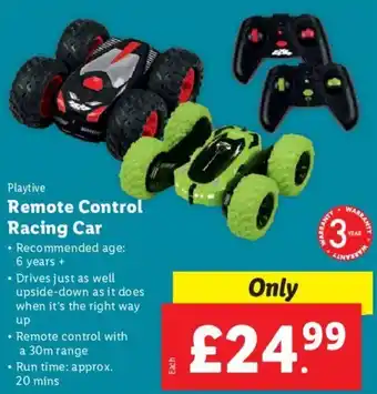 Lidl Playtive Remote Control Racing Car offer