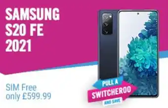 Carphone Warehouse Samsung S20 FE 2021 offer