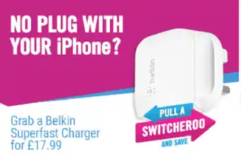 Carphone Warehouse Belkin Superfast Charger offer
