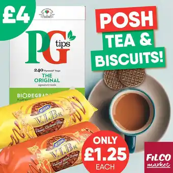 Filco Supermarkets Posh Tea & Biscuits offer