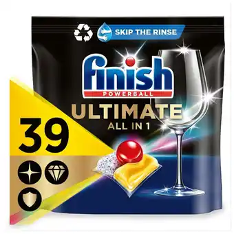 Morrisons Finish utimate all in one dishwasher tablets lemon 39 tabs offer