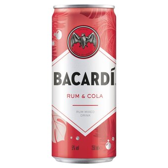 Morrisons Bacardi carta blanca and cola mixed drink offer