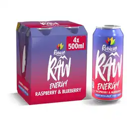 Morrisons Rubicon raw energy raspberry blueberry offer