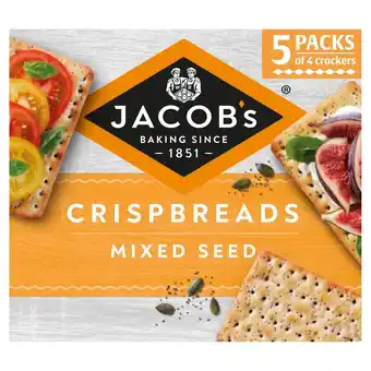 Morrisons Jacob's crispbreads mixed seed offer
