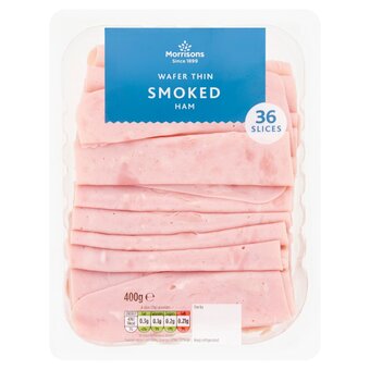 Morrisons Morrisons wafer thin smoked ham offer