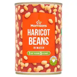 Morrisons Morrisons haricot beans in water (400g) offer