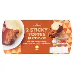 Morrisons Morrisons sticky toffee puddings offer