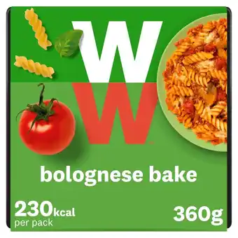 Morrisons Ww bolognese bake offer