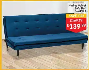 The Range Hadley Velvet Sofa Bed offer