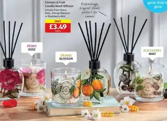 Costco Flowers & Fruit Candle/Reed Diffuser offer