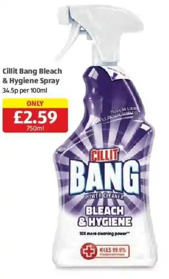 Costco Cillit Bang Bleach & Hygiene Spray 750ml offer