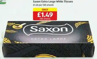 Costco Saxon Extra Large White Tissues offer