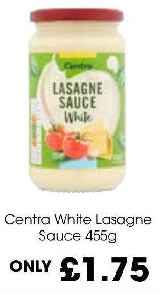 Centra Centra White Lasagne Sauce 455g offer