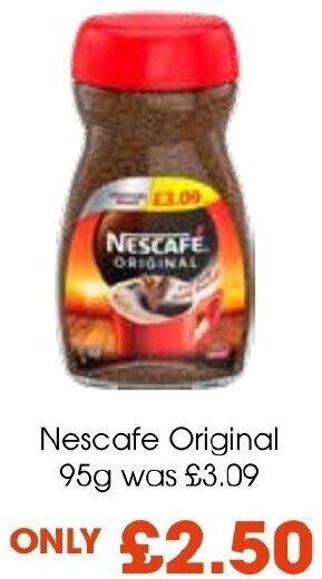 Centra Nescafe Original 95g offer