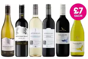 MOUNTAIN RANGE SAUVIGNON, MCGUIGAN MCGUIGAN, EAGLEHAWK,