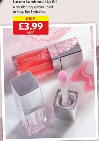 Aldi Lacura Luminous Lip Oil offer