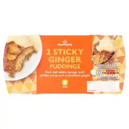 Morrisons Morrisons ginger sponge puddings offer