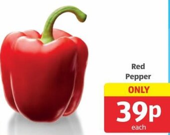 Aldi Red Pepper offer