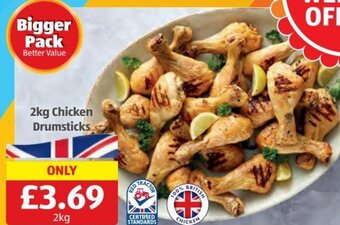Aldi 2kg Chicken Drumsticks offer