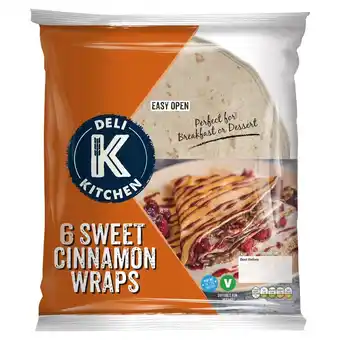 Morrisons Deli kitchen cinnamon wraps offer