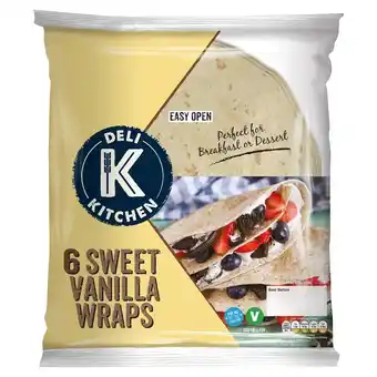 Morrisons Deli kitchen vanilla wraps offer